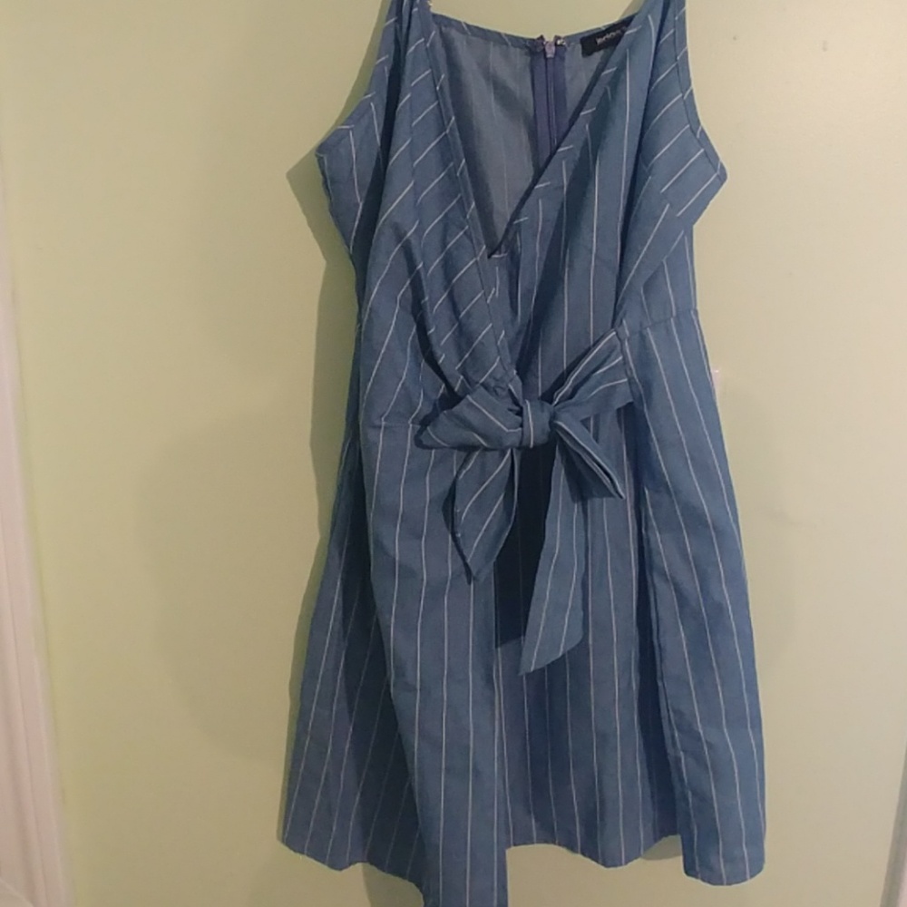 Jealous Tomato Bow Tie Mini Dress